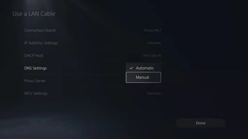 آموزش زدن dns در ps5