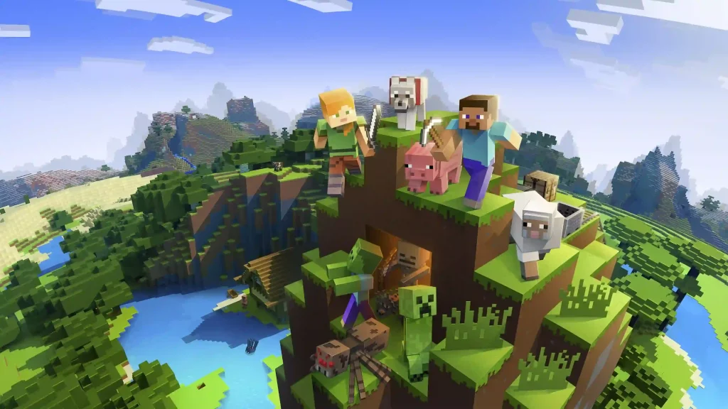 اکانت قانونی Minecraft برای PS4 و PS5