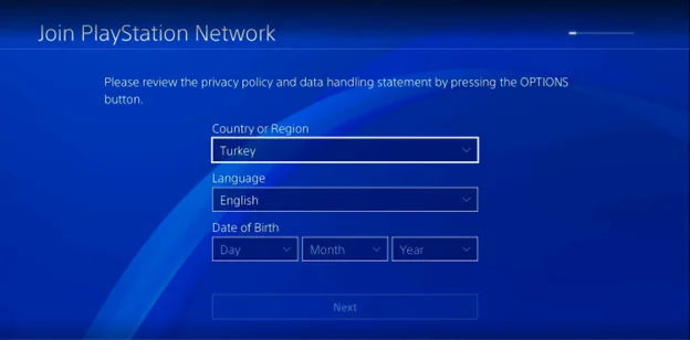 ساخت اکانت ریجن ترکیه با استفاده از PS4