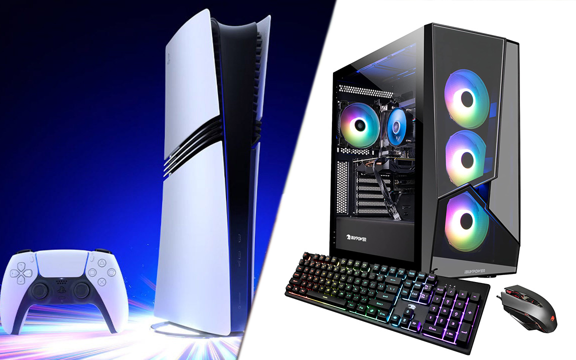 مقایسه PC همرده با PS5 PRO