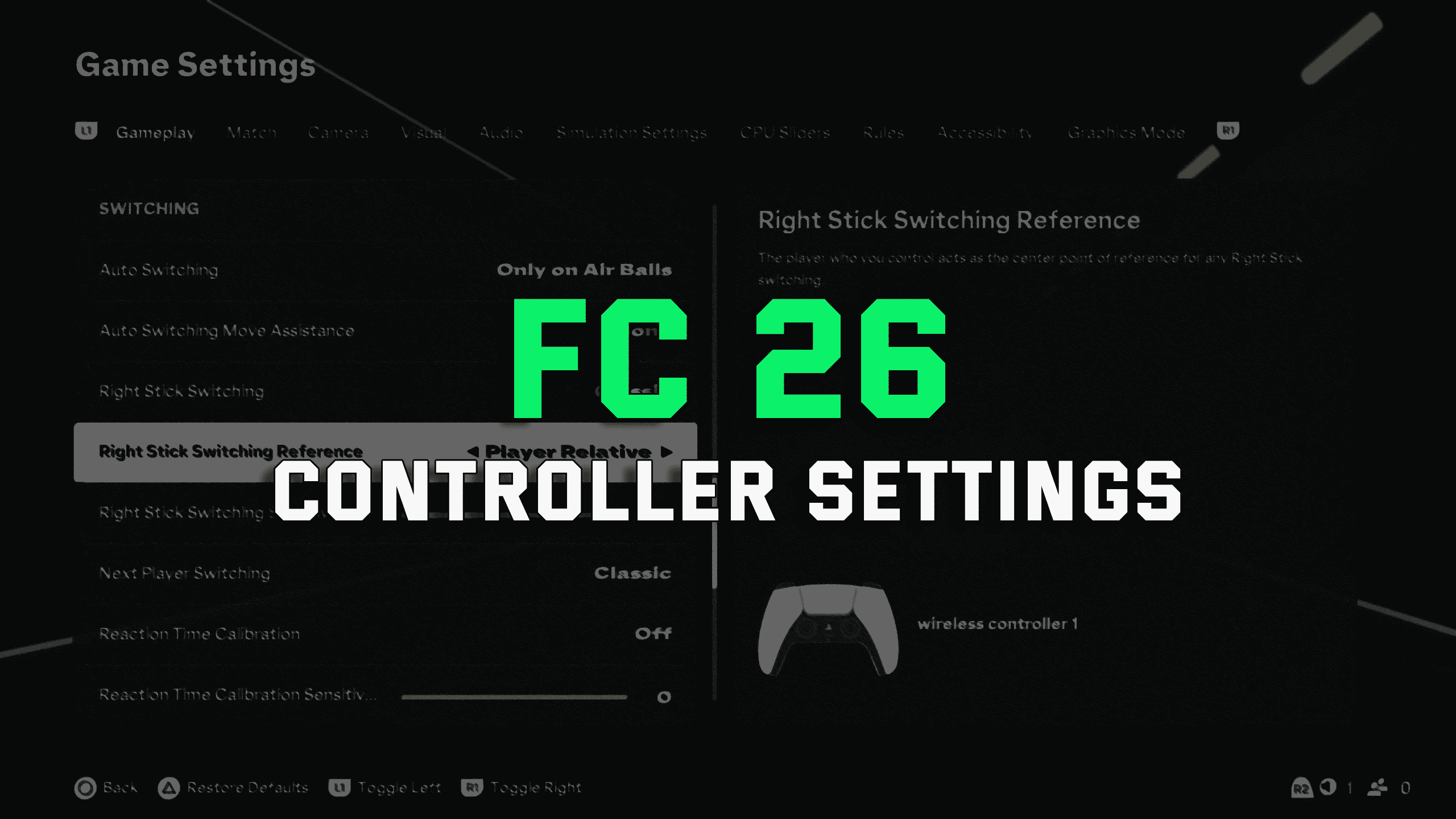 بهترین تنظیمات دسته FC 26